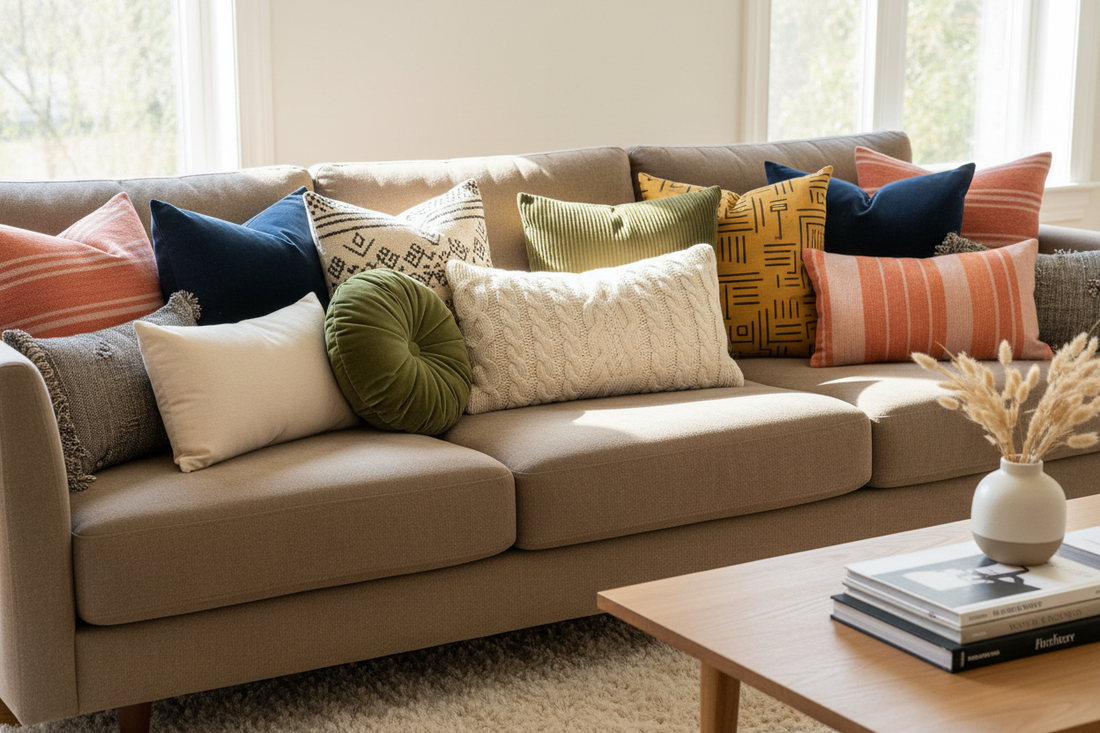 How to Choose Throw Pillows: Size, Color, Pattern, and Placement