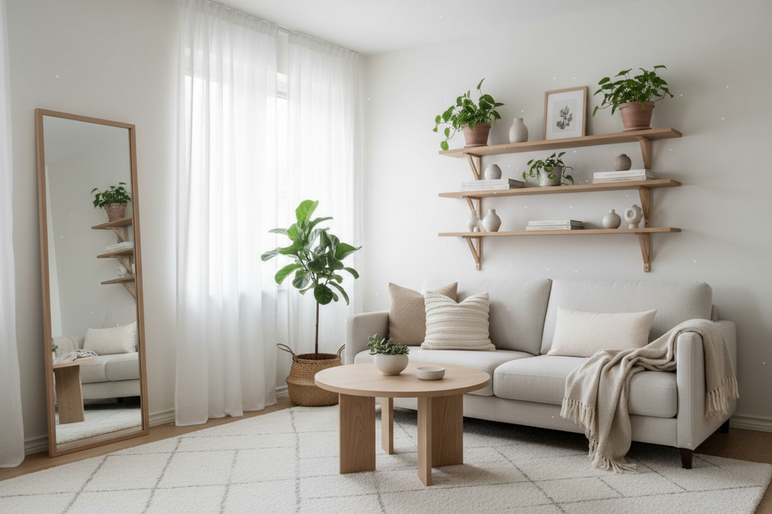 How to Decorate a Small Living Room Without Making It Feel Crowded