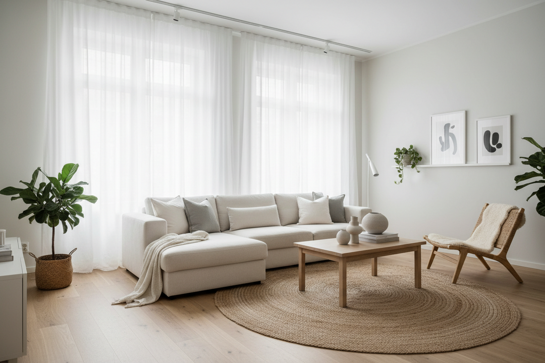 How to Make Small Rooms Look Bigger with Curtains