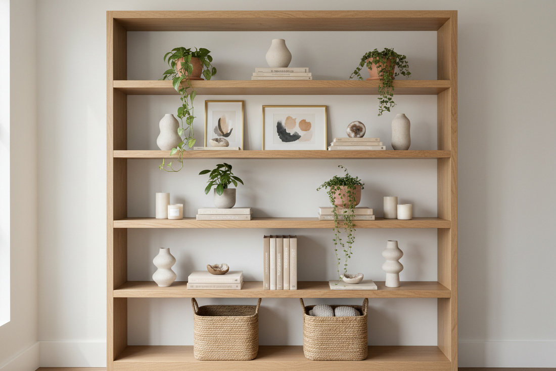How to Style Open Shelves Like a Professional Interior Designer