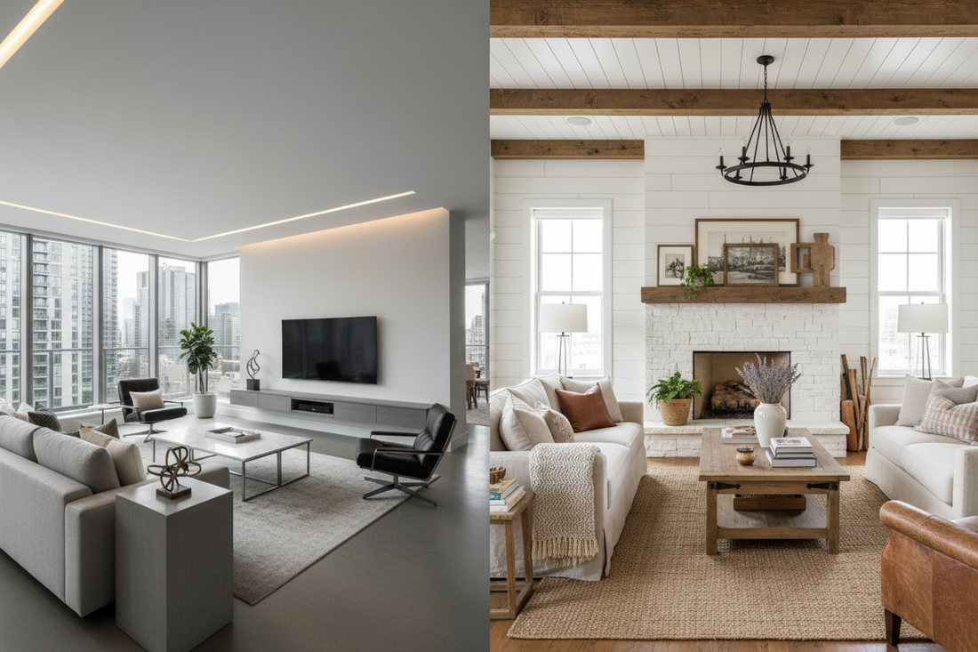 Modern vs. Farmhouse Decor: Which Style Fits Your Home?