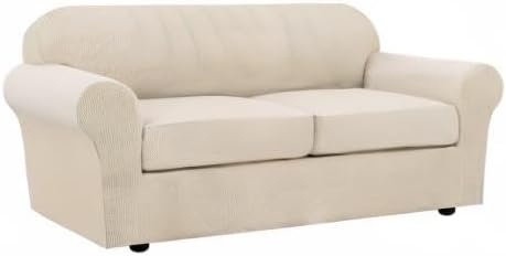 H.VERSAILTEX 3 Piece Stretch Sofa Covers - Image 9
