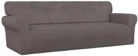 PureFit Super Stretch 4 Seater Sofa Slipcover – Spandex Non Slip Soft Couch - Image 8