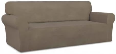 PureFit Super Stretch Sofa Slipcover – Spandex Non Slip Soft Couch Sofa Cover - Image 8