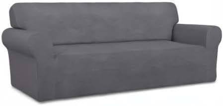 PureFit Super Stretch Sofa Slipcover – Spandex Non Slip Soft Couch Sofa Cover - Image 8