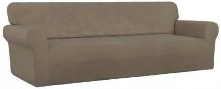 PureFit Super Stretch 4 Seater Sofa Slipcover – Spandex Non Slip Soft Couch - Image 8