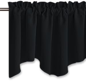 NICETOWN Black Valances for Windows - Image 2