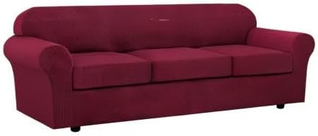 H.VERSAILTEX 4 Piece Stretch Sofa Covers - Image 9