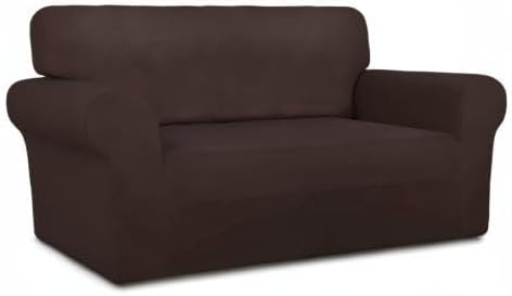 PureFit Super Stretch Sofa Slipcover – Spandex Non Slip Soft Couch Sofa Cover - Image 8