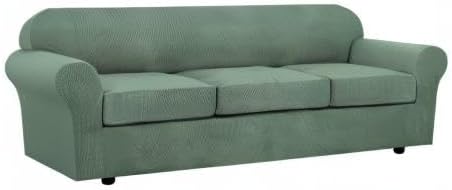 H.VERSAILTEX 4 Piece Stretch Sofa Covers - Image 9