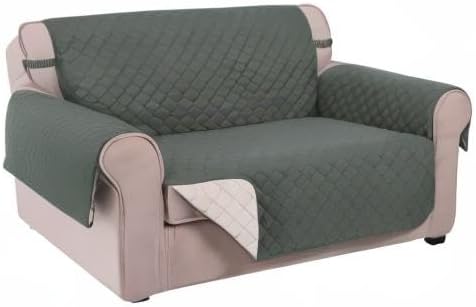 U-NICE HOME Loveseat Sofa Cover Reversible Couch Cover - Image 7