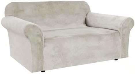 H.VERSAILTEX Stretch Velvet Loveseat Covers - Image 8