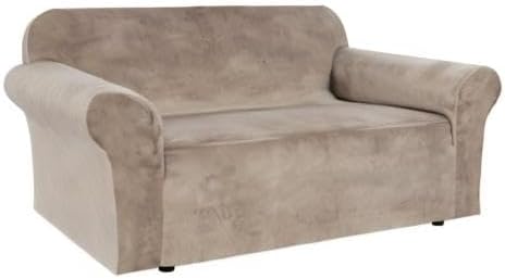 H.VERSAILTEX Stretch Velvet Loveseat Covers - Image 8