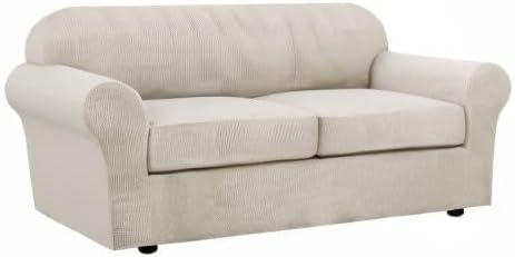 H.VERSAILTEX 3 Piece Stretch Sofa Covers - Image 10