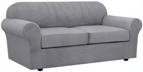 H.VERSAILTEX 3 Piece Stretch Sofa Covers - Image 8