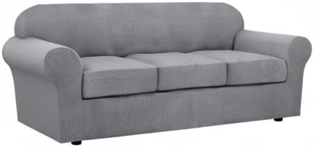 H.VERSAILTEX 4 Piece Stretch Sofa Covers - Image 9