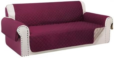 Reversible 4 Seater Sofa Cover 91 Inch Large Couch Cover Furniture Protector - Image 8