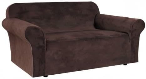 H.VERSAILTEX Stretch Velvet Loveseat Covers - Image 8