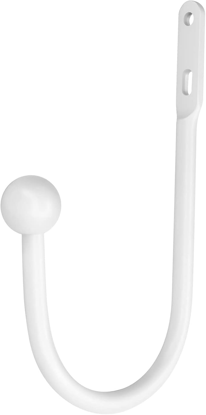VRSS Wall Mount Curtain Tiebacks Drapery Holdbacks Curtain Holdback Hooks 6" L - Image 3