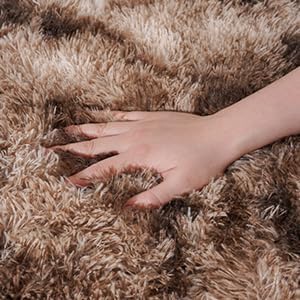 Small Rugs for Bedroom, Fluffy 2x3 Rug Throw Non Slip for Bedside Dorm Kids Room - Image 6