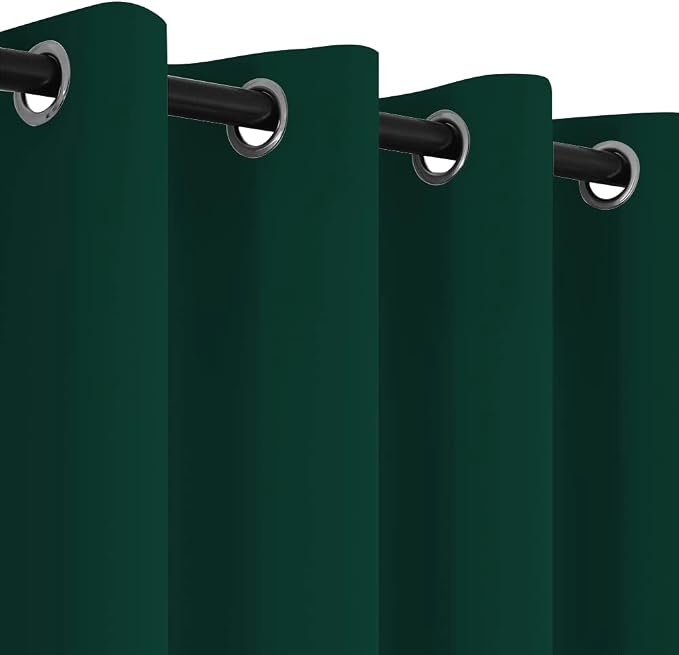 Yakamok Soild Small Window Curtains, Thermal Insulated Privacy Curtains and - Image 6