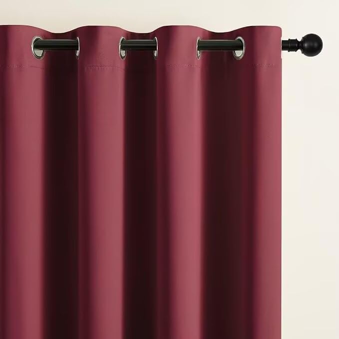 Joydeco Blackout Curtains for Bedroom 108 inch Long 2 Panels, Thermal Insulated - Image 2