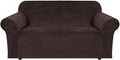 H.VERSAILTEX Stretch Velvet Loveseat Covers by HVERSAILTEX