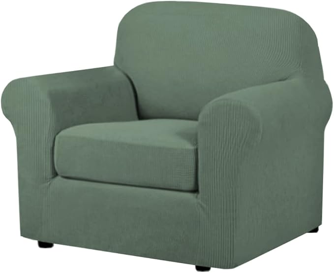 H.VERSAILTEX 2-Pieces Armchair Cover Chair Slipcovers by HVERSAILTEX