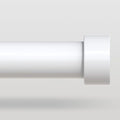 VOIIY White Curtain Rods for Windows 72 to 144 Inch, Size:36-144 Inch by VOIIYCurtainRods