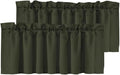H.VERSAILTEX 2 Panels Blackout Valances by HVERSAILTEX