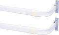 Blu-Pier Tech Heavy Duty Single Rod Standard White 28"-48" Adjustable Curtain by Blu-Pier+Tech
