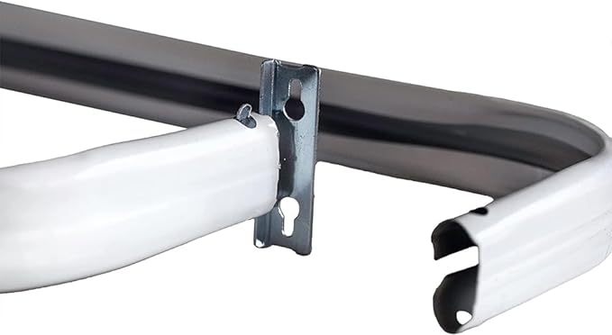Blu-Pier Tech Heavy Duty Single Rod, Lock Seam Curtain Rod 28 to 48-Inch - Image 7
