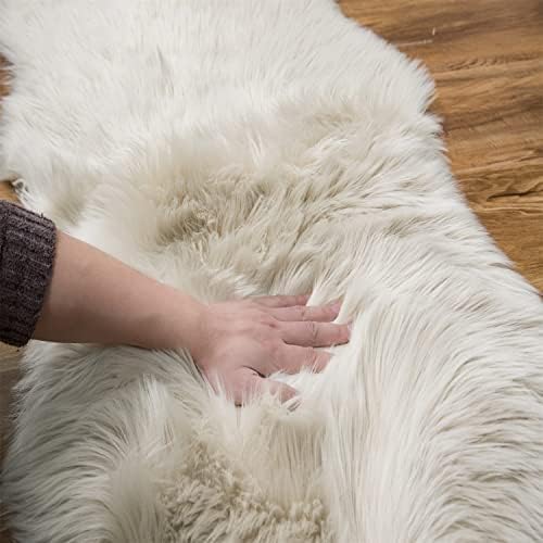 EasyJoy Ultra Soft Fluffy Rugs Faux Fur Rug Chair Cover Seat Pad Fuzzy Area Rug - Image 6
