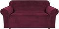 H.VERSAILTEX Stretch Velvet Loveseat Covers by HVERSAILTEX