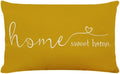 MFGNEH Home Sweet Home Quotes Farmhouse Pillow Covers 12x20 Inch, Decorative by MFGNEH