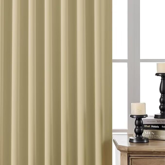 Joydeco Blackout Curtains for Bedroom 108 inch Long 2 Panels, Thermal Insulated - Image 3
