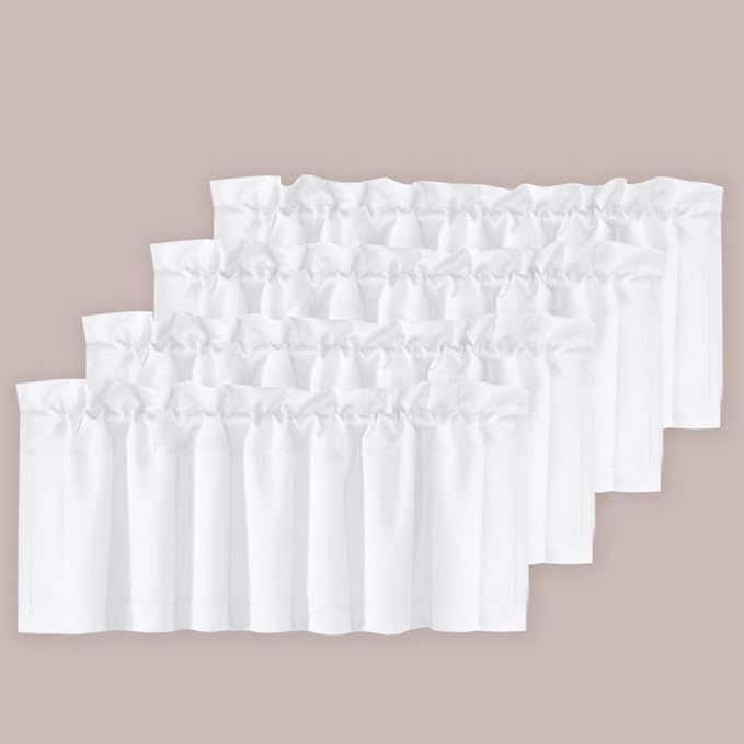 H.VERSAILTEX White Curtain Valances by HVERSAILTEX