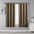 Joydeco Blackout Curtains for Bedroom 72 inch Long 2 Panels, Thermal Insulated by JOYDECO