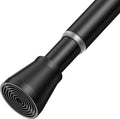 AIZESI Black Spring Tension Curtain Rods 28 to 48 Inch, Adjustable Curtain Rods by AIZESITENSIONROD