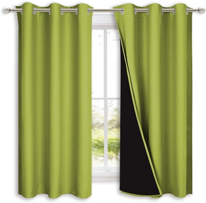 NICETOWN 100% Blackout Short Curtains by NICETOWN