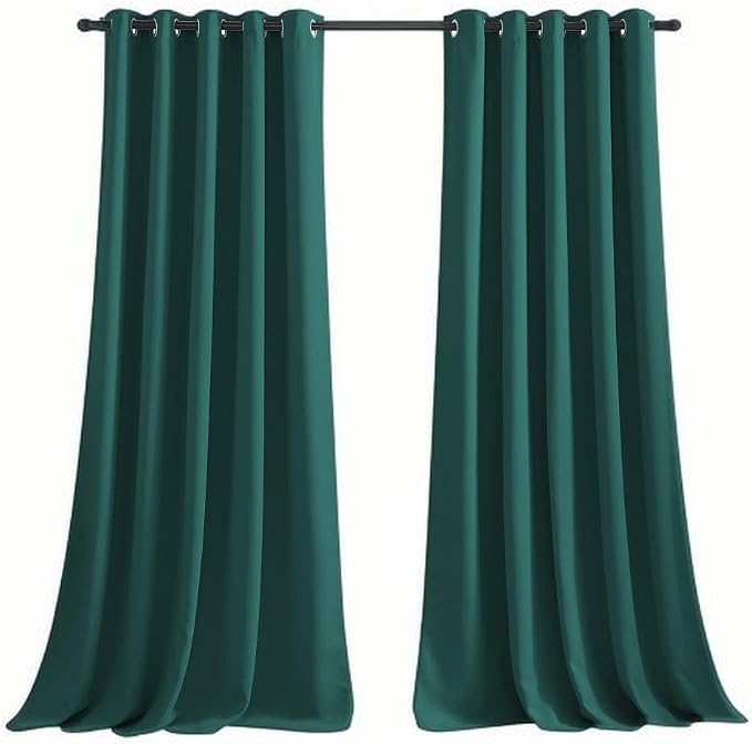 NICETOWN Christmas Curtain Panels Blackout Draperies Decoration, Thermal by NICETOWN