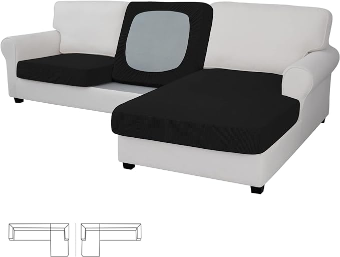 Easy-Going Stretch 3 Pieces Couch Cushion Covers by Easy-Going
