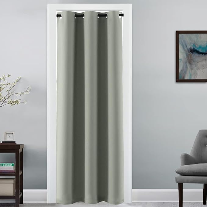 H.VERSAILTEX Doorway Curtain Blackout Closet Door Curtain Room Divider Window by HVERSAILTEX