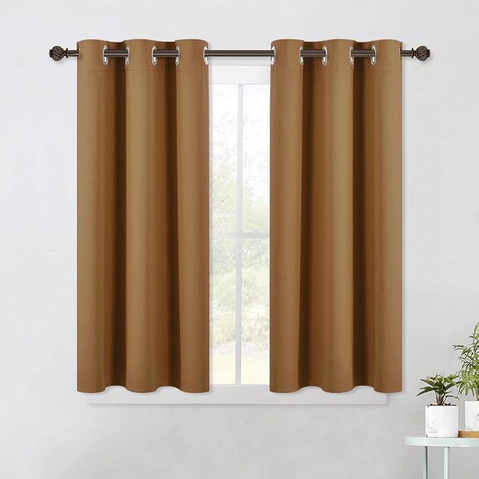 NICETOWN Sleek Blackout Curtains 45 inches Length by NICETOWN