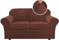 H.VERSAILTEX Real Velvet Plush 3 Piece Stretch Sofa Covers Couch Covers by HVERSAILTEX