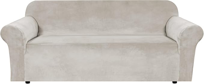 H.VERSAILTEX Stretch Velvet Sofa Covers Large Couch Covers Sofa Slipcovers by HVERSAILTEX