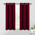 NICETOWN Modern Blackout Curtains Noise Reducing, Wine Red, 2 Panels, W42 x L54 by NICETOWN