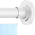 CorkLatta White Shower Curtain Rod 31 to 68 Inch, 1 Inch Diameter Adjustable by CorkLatta