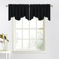 NICETOWN Black Valances for Windows by NICETOWN