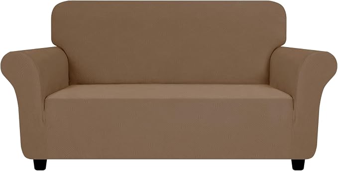 ZNSAYOTX Super Stretch Loveseat Covers, New Striped Love Seat Slipcover - Image 7